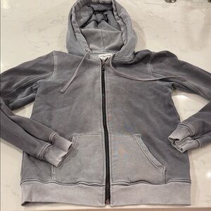 Cotton Citizen Gray Zip-Up Hoodie Size Small